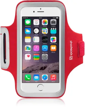 Apple iPhone 7 Reflective Sports Armband Case - Red