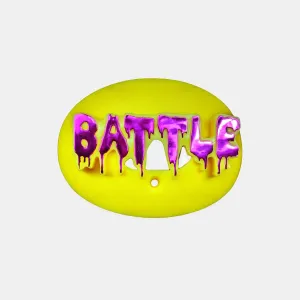 Battle Sports "3D Drip" Chrome Oxygen Football Mouthguard