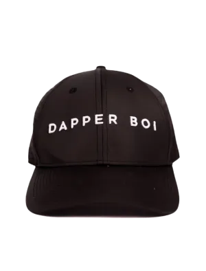 Black Rounded DB Active Sweatproof Cap