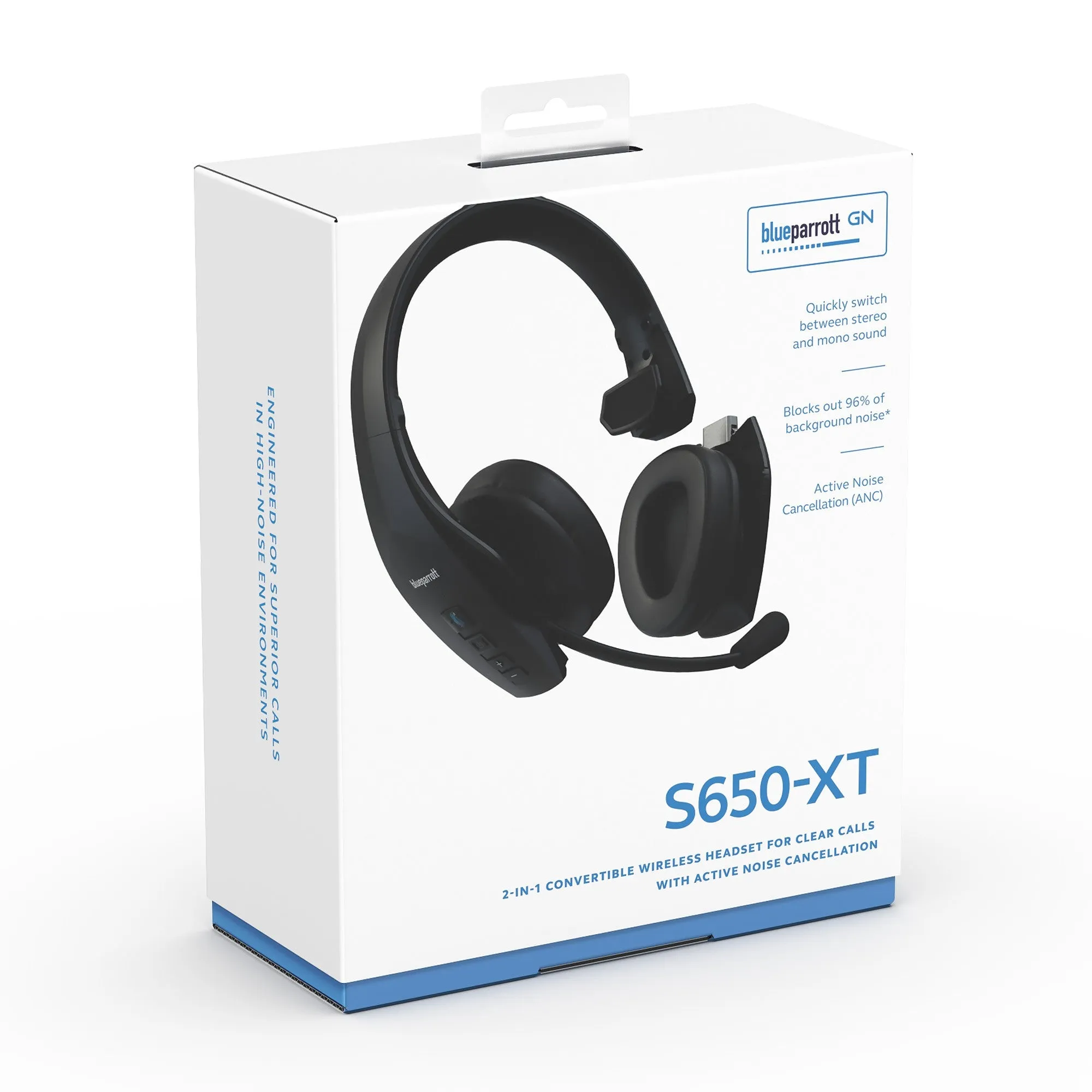 BlueParrott B650-XT Bluetooth Headset - Black - 15-10001