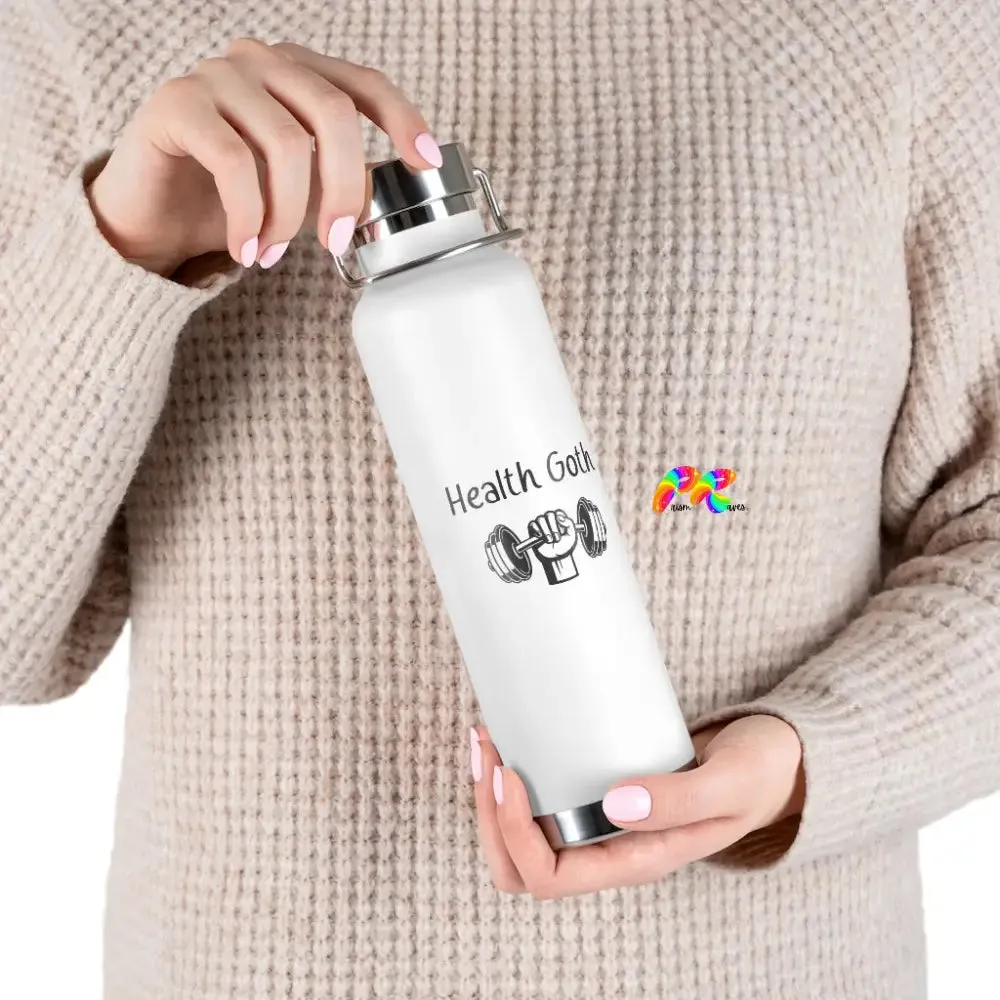 Health Goth 22floz Vacuum Insulated Water Bottle