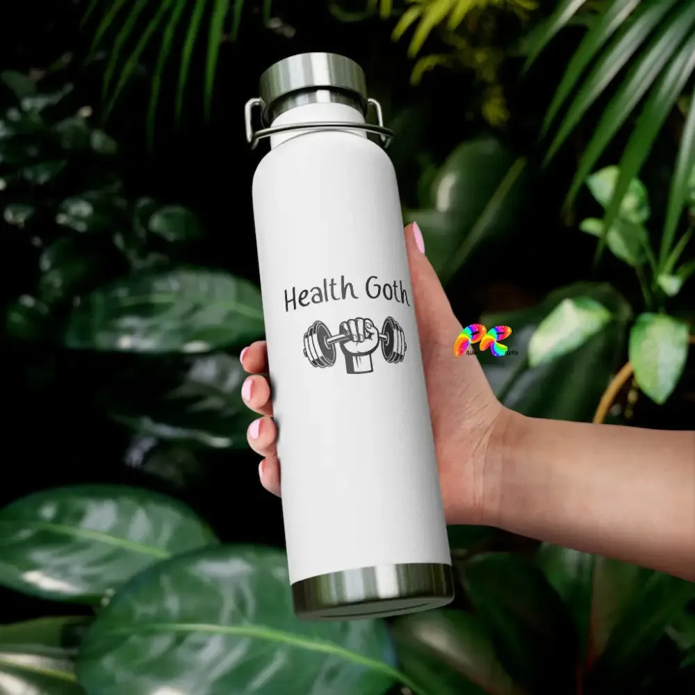 Health Goth 22floz Vacuum Insulated Water Bottle