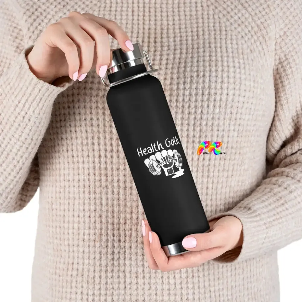 Health Goth 22floz Vacuum Insulated Water Bottle