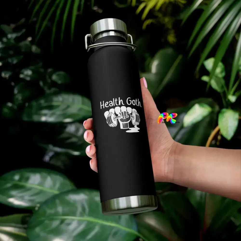 Health Goth 22floz Vacuum Insulated Water Bottle