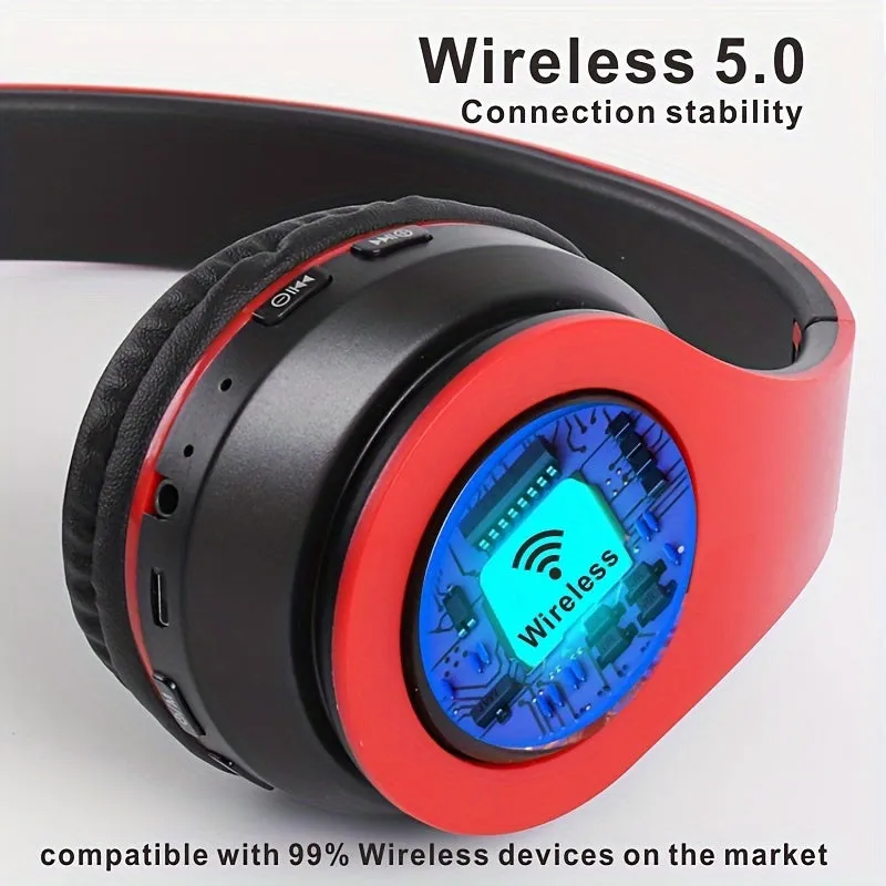 Illuminate Your Sound Matte Appearance Fully Wrapped Ear B39 Head-mounted Wireless Headset