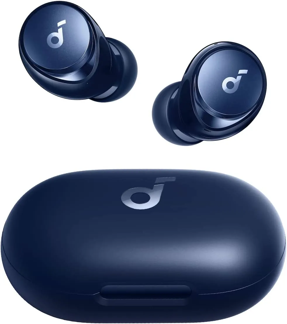 ITEM# 0135   The A40 Auto-Adjustable Active Noise Cancelling Wireless Earbuds, Reduce Noise by Up to 98%, 50H Playtime, Hi-Res Sound, Comfortable Fit, App Customization, Wireless Charge (Watch Video)