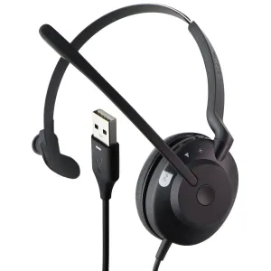 Jabra Evolve2 30 UC Wired Headset, USB-A, Mono - Black