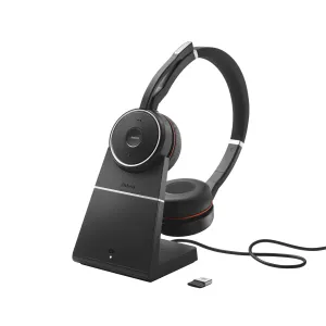 Jabra On-Ear Headset Evolve 75 Se Ms With Charging Station