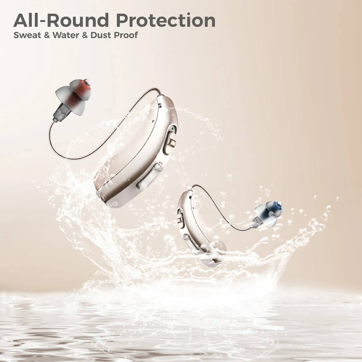 LINNER Mercury OTC Rechargeable Hearing Aids for Seniors with Noise Cancellation