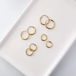 Mini Hoop Earrings Set