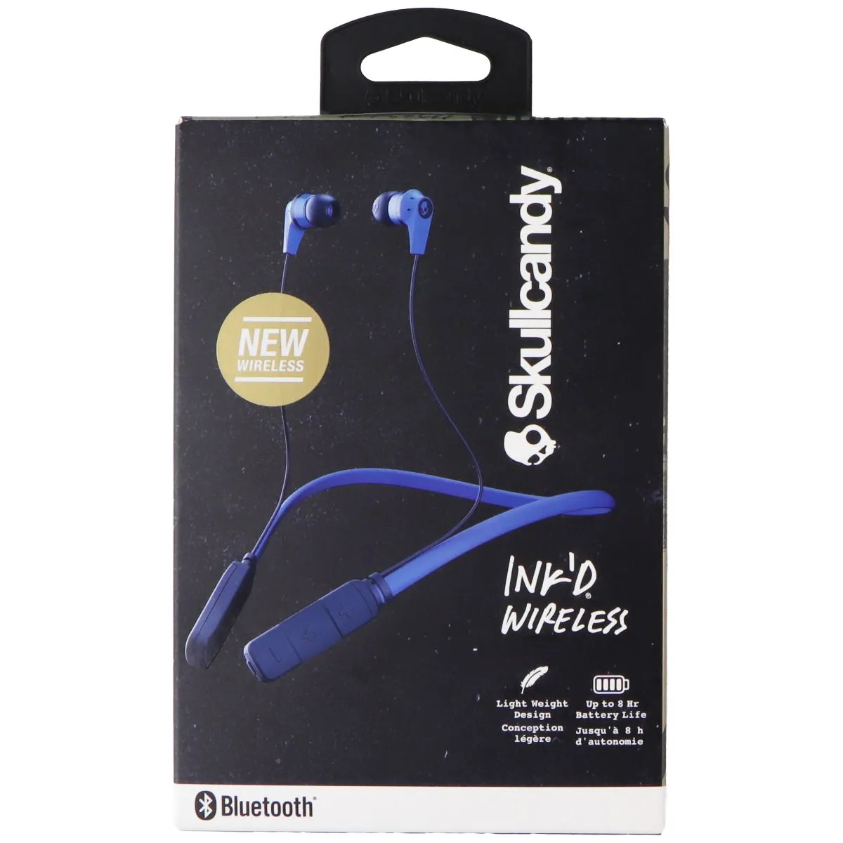 Skullcandy Inkd Supreme Sound Bluetooth Wireless Earbuds with Mic - Royal Blue